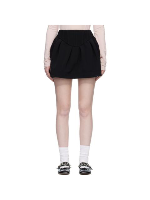 OPEN YY Black Wire Miniskirt