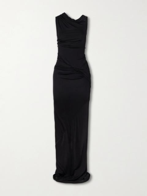 Rick Owens Shailee Draped Jersey Gown