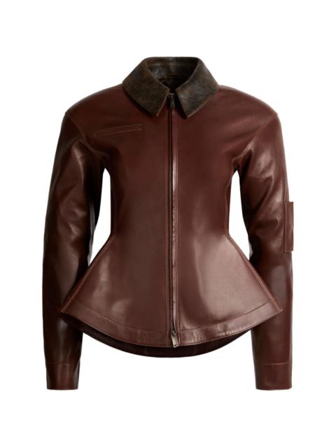 DUCIE Bernadette leather jacket