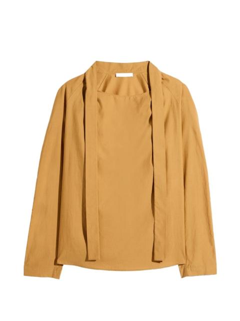Lemaire Ascot tie-fastening blouse