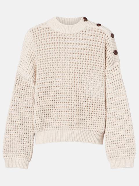 Cotton-blend sweater