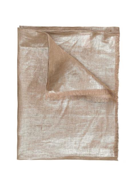 Brunello Cucinelli Lurex Scarf - Camel