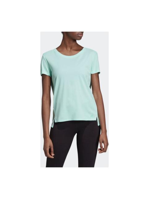 adidas (WMNS) adidas CHILL TEE Short-sleeveTee Green EI6377