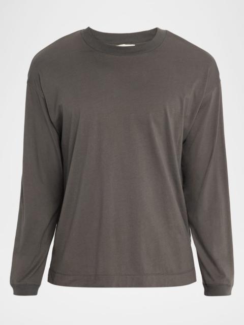FRAME Men's Light Cotton Long-Sleeve T-Shirt