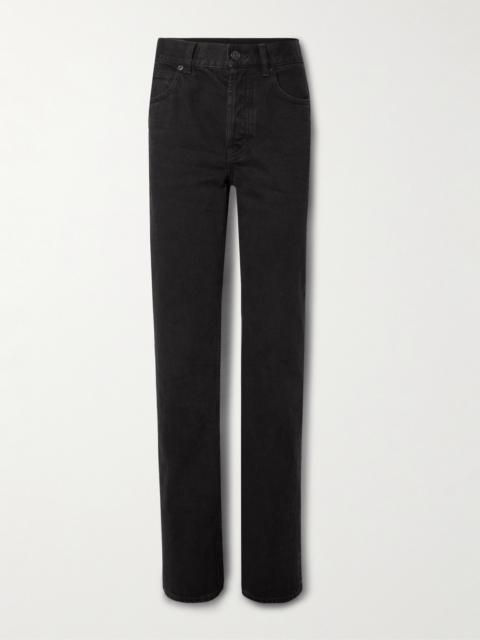 SAINT LAURENT Nico Mid-rise Straight-leg Jeans