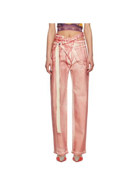 OTTOLINGER SSENSE Exclusive Red Jeans
