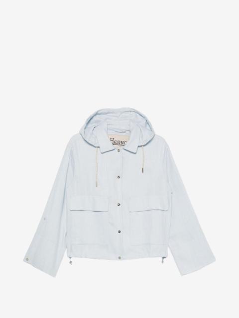 Herno hooded drawstring jacket