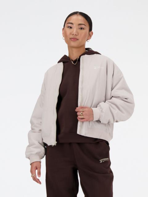 New Balance Linear Heritage Woven Bomber Jacket