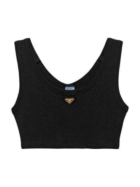 Prada Women's Jersey Top - Black