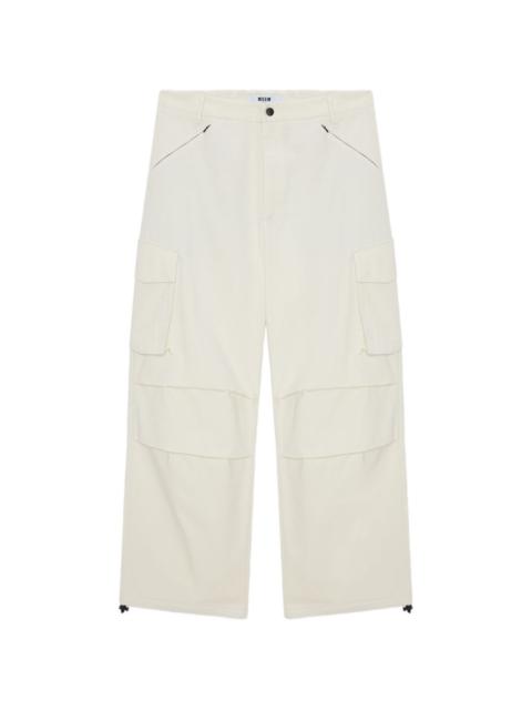 MSGM cargo-pockets trousers