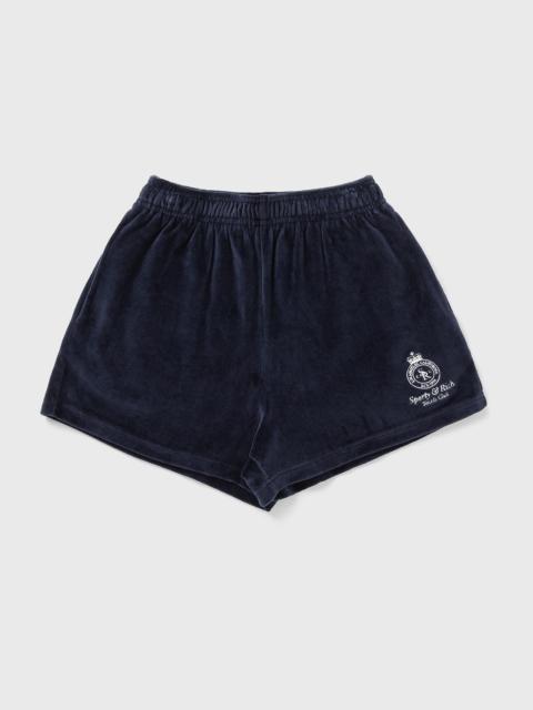 Sporty & Rich Crown Tennis Velour Short