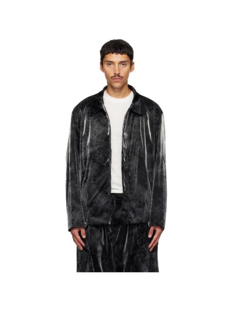 Y-3 Black Marble Nylon Blouson Jacket