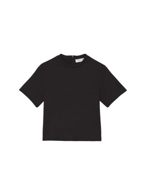 Scuba cropped jersey T-shirt