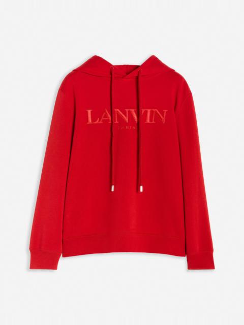 Lanvin LANVIN PARIS EMBROIDERED HOODED SWEATER