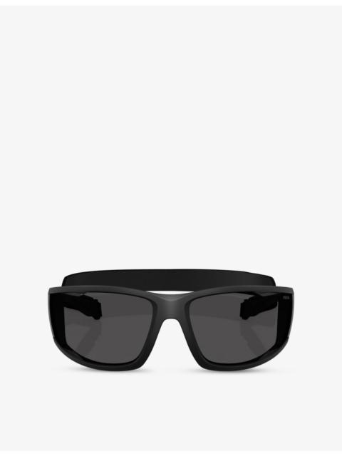 Prada PS 06YS Pillow-Frame Acetate Sunglasses