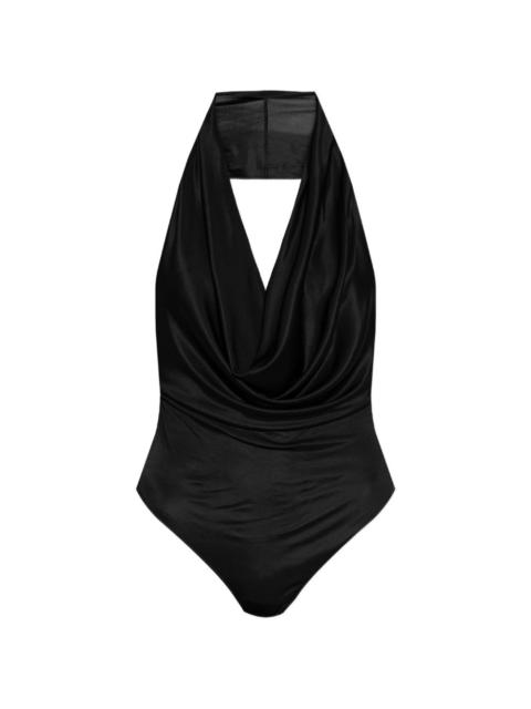 DSQUARED2 halterneck draped bodysuit