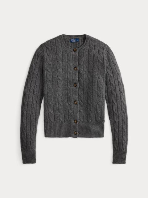 Polo Ralph Lauren Cable-Knit Cashmere Crewneck Cardigan