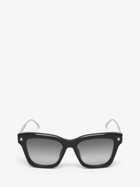 Spike Studs Soft Square Sunglasses