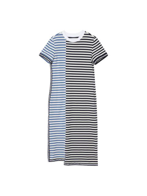 3.1 Phillip Lim striped panelled midi dress