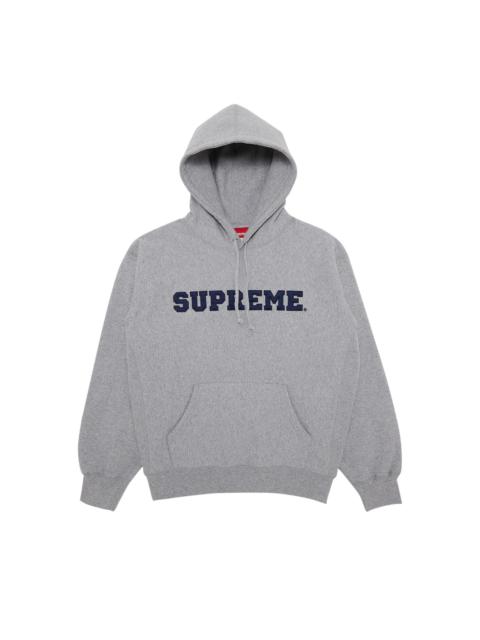 Supreme Collegiate Hooded Sweatshirt 'Heather Grey'