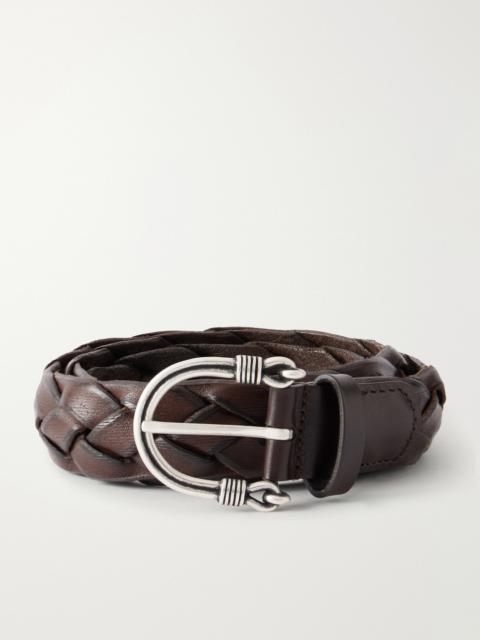 Anderson's 3cm Woven Leather Belt