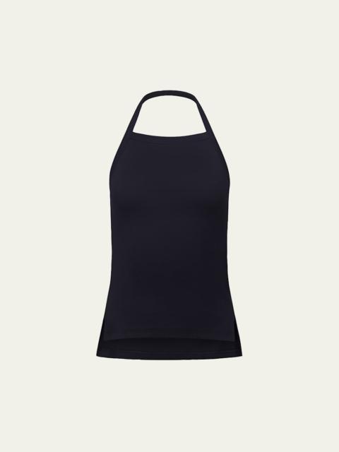 OSSOU Clovis Rib-Knit Halter Top