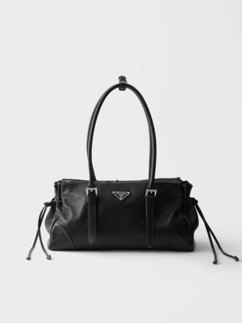 Prada Prada Bonnie medium antiqued leather tote bag