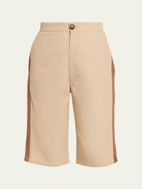 ZANKOV Lilou Side-Stripe Pedal Pusher Shorts