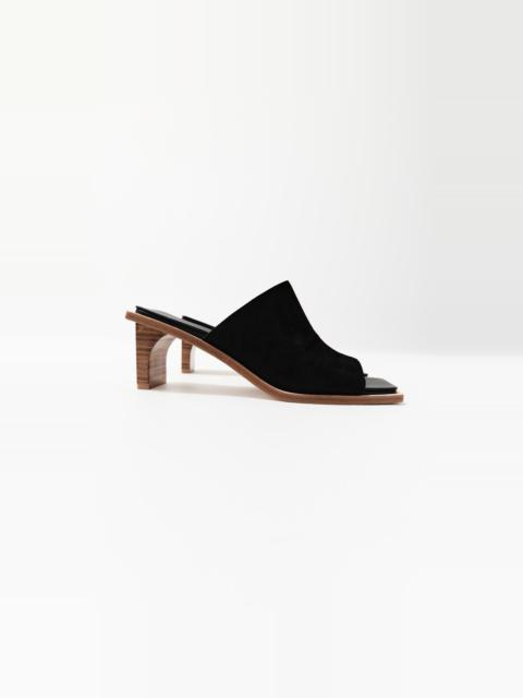 Raw Edge Heel - Black