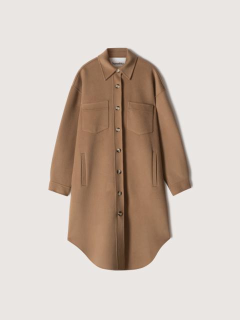 Nanushka Wool And Silk-Blend Coat