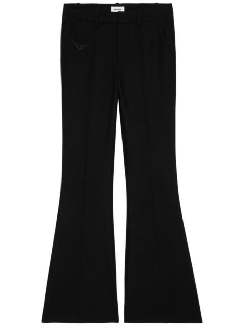 Zadig & Voltaire Prevy flared trousers