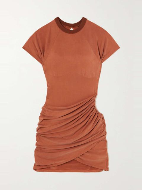 JACQUEMUS Espelho gathered cutout stretch-jersey mini dress