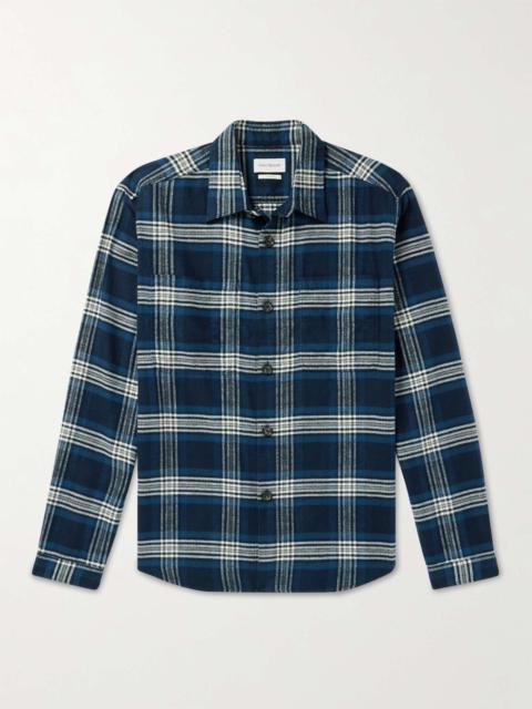 Oliver Spencer Treviscoe Checked Organic Cotton-Flannel Shirt