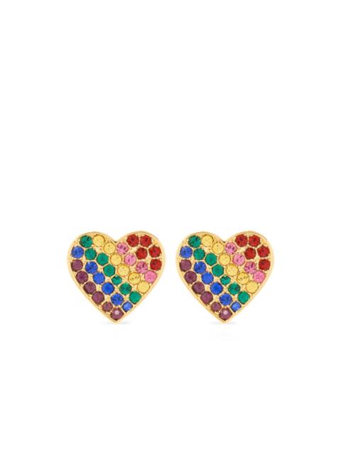 kate spade heart-shaped earrings