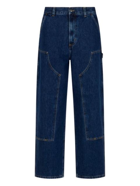 Carhartt patch-pockets cotton denim