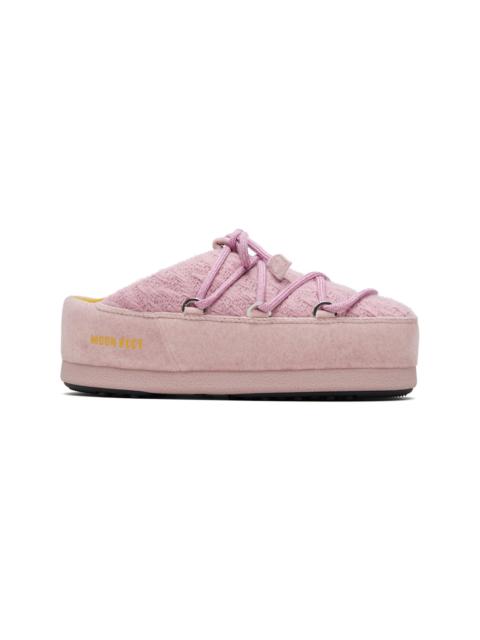 GUEST IN RESIDENCE Pink Moon Boot Edition EVX Knit Mule Loafers