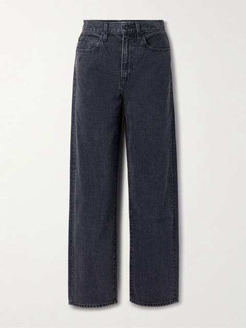 SLVRLAKE Koko high-rise straight-leg jeans Black