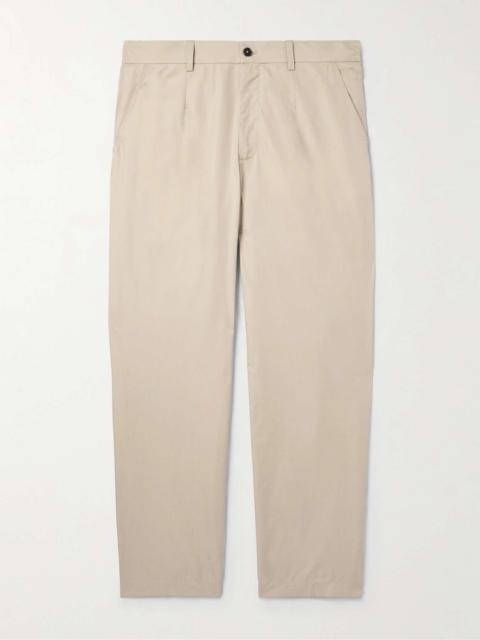 Dolce & Gabbana Straight-Leg Cotton and Silk-Blend Trousers