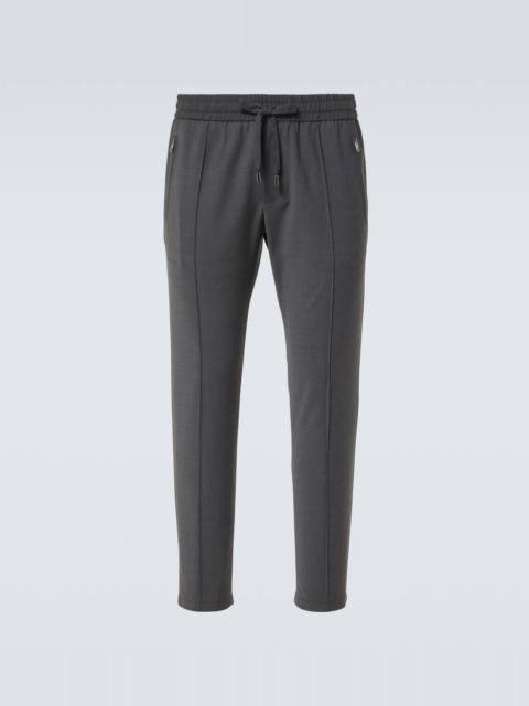 Dolce & Gabbana Wool-blend straight pants