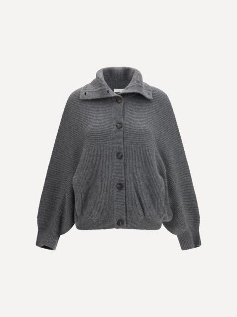Brunello Cucinelli High neck cashmere Cardigan