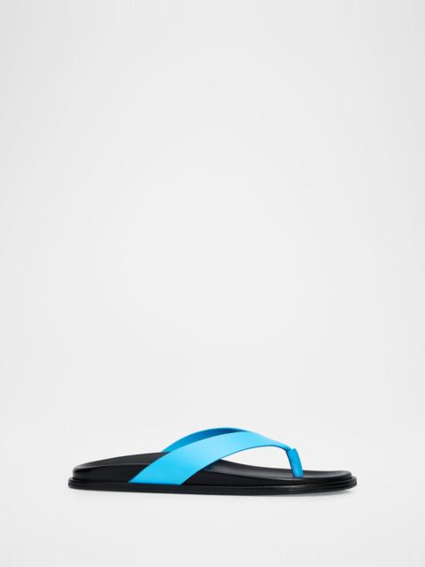 Stuart Weitzman Mary Kate Leather Thong Sandals