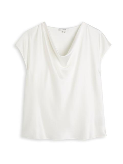 Vince Cowl-neck Silk Blouse
