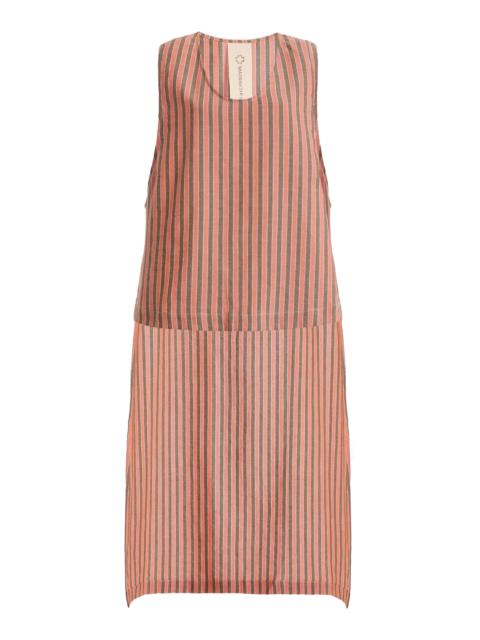 MARRAKSHI LIFE Exclusive La Isla The High-Low Cotton Tank Top orange