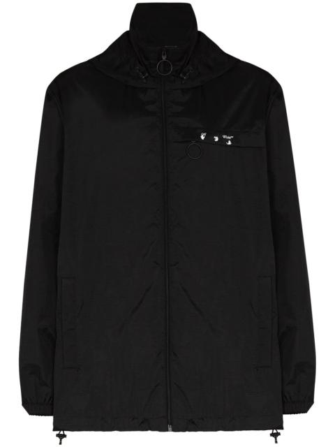 Off-White OFF LOGO WINDBREAKER JKT SPRTS WB BLK