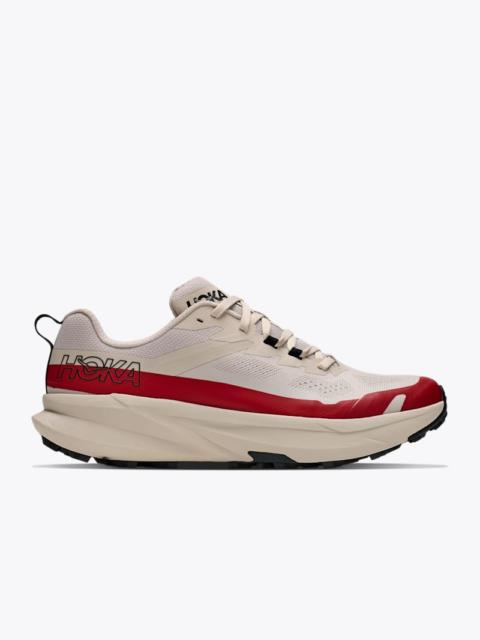 HOKA Men's Torrent 5 Shoes in River Rock Grey/Red Agate