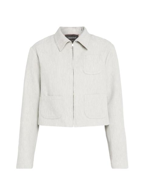 FABIANA FILIPPI Women's Slubbed Tailoring Boxi Jacket - Ghiaccio