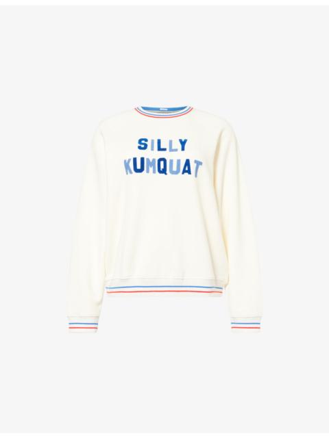MOTHER The Big Sport Cotton-Jersey Sweatshirt