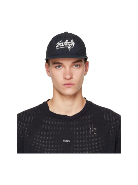 SATISFY Black FliteSilk 5 Panel Pinch Cap
