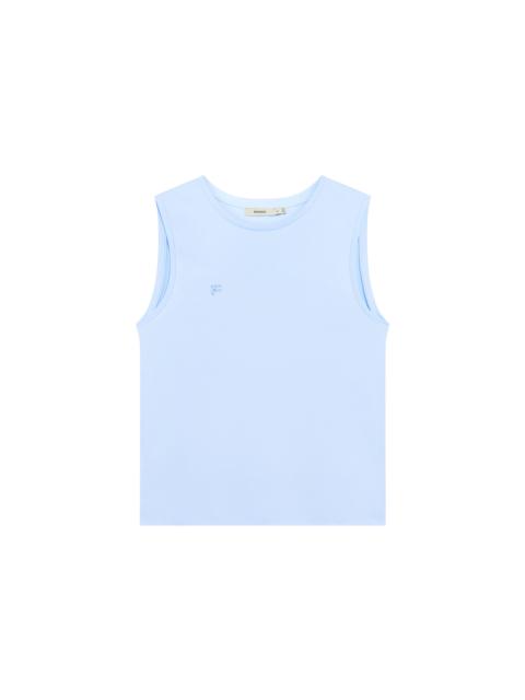 PANGAIA Mens Sleeveless T-Shirt - Wildflower Blue