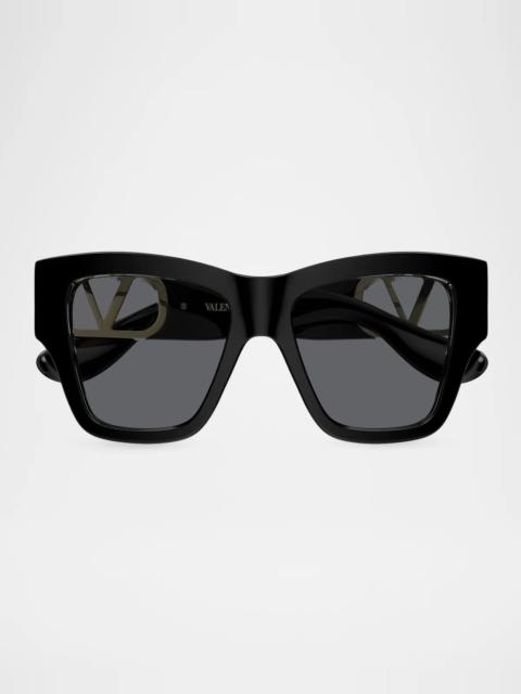 Valentino V Logo Vg0052S V Combi 53MM Butterfly Sunglasses